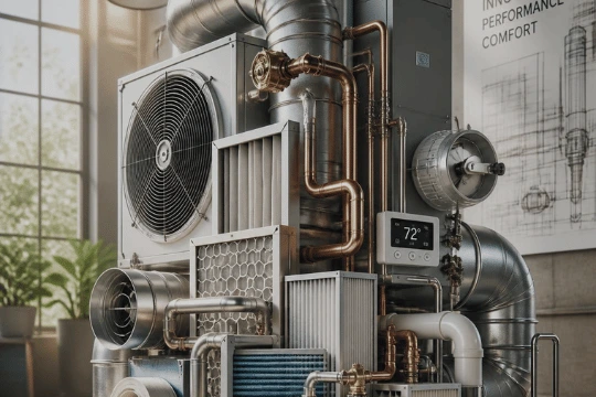 Professional HVAC Components supporting residential and commercial HVAC installations
