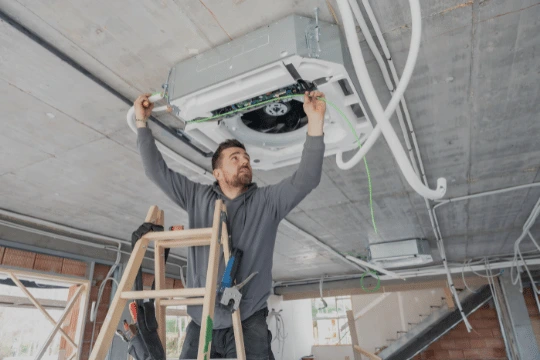 Commercial Air Conditioning Equipment delivering reliable climate control for office buildings and commercial facilities.