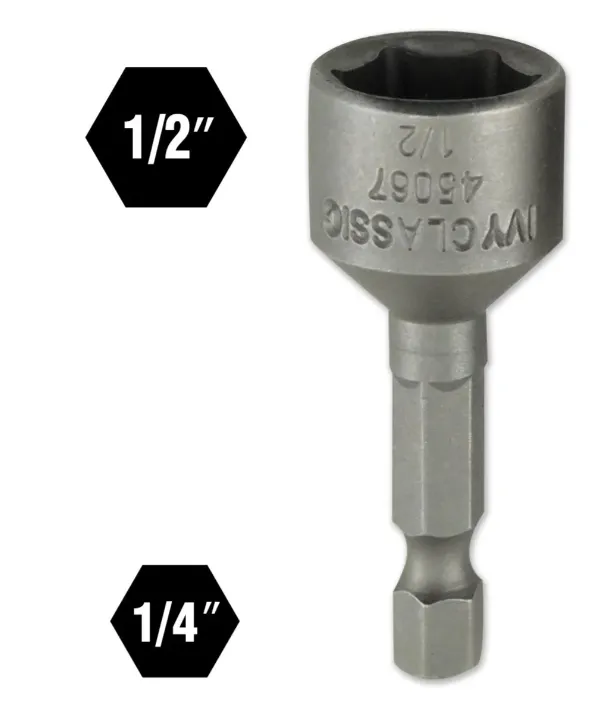 1/2 x 1­7/8" Hex Mag. Nut Setter