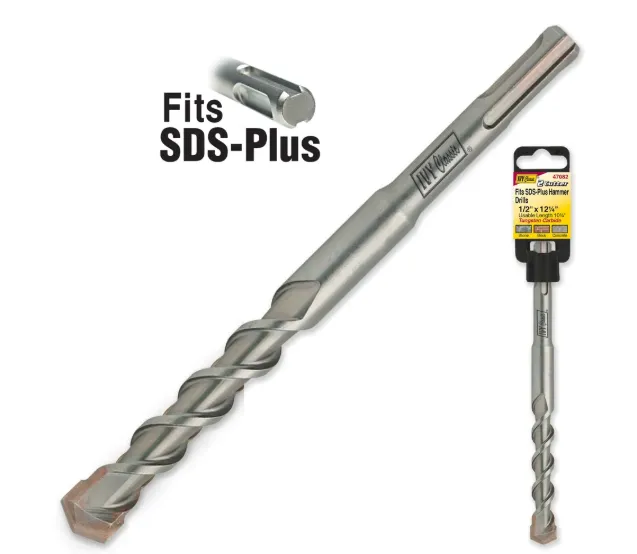 1/2 x 12-1/4" Fits SDS Plus Hammer Drill Bit