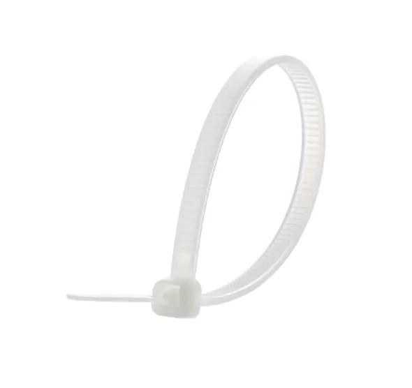 8" Cable Tie Natural Nylon 6.6 (Qty 100)
