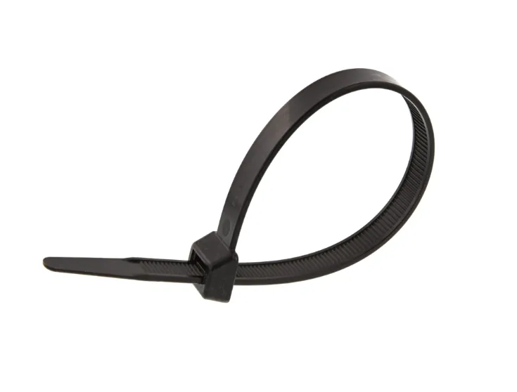 6" Cable Tie Black Nylon 6.6 (Qty 100)