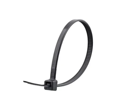 8" Cable Tie Black Nylon 6.6 (Qty 100)