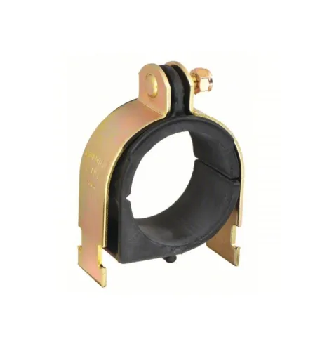 1" OD Cushioned Clamp With Locknut Zinc Yellow