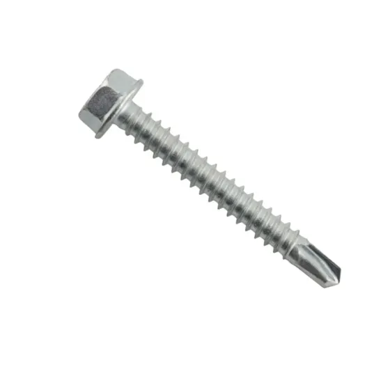 12 x 1-1/4" Hex Washer Self Drill Screw (Qty 100)