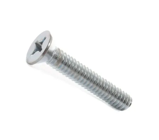 6-32 x 2-1/2" Flat Phillips Machine Screw Zinc (Grade A) (Qty 100)