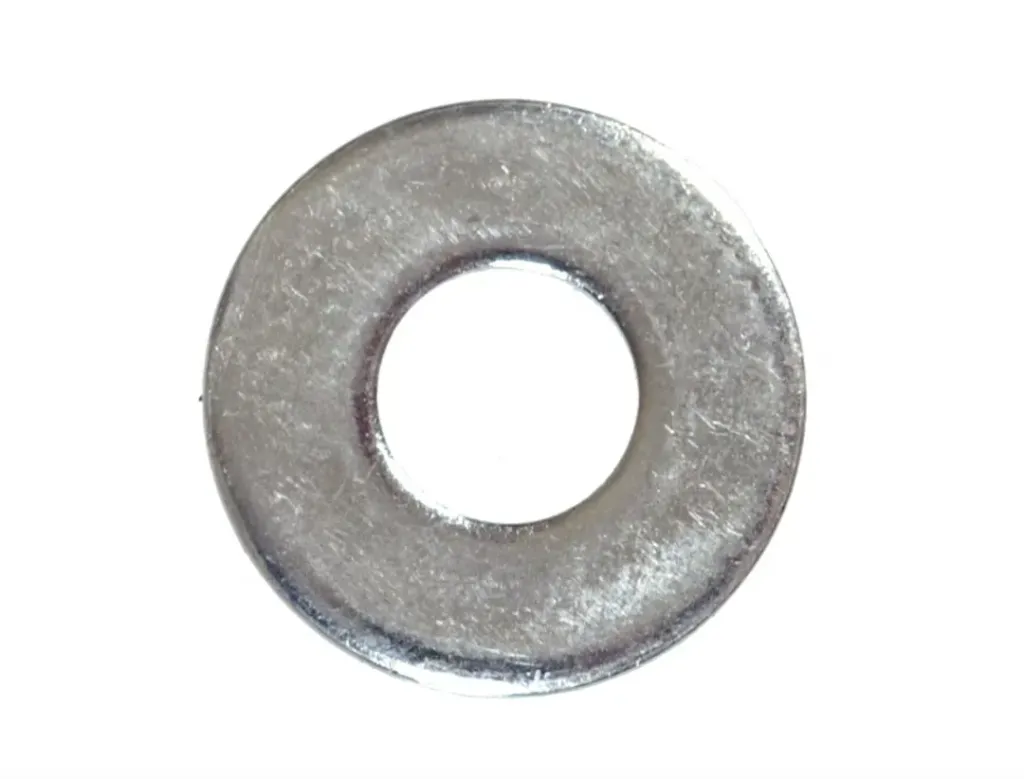 1/4" USS Flat Washer Zinc (Qty 100)