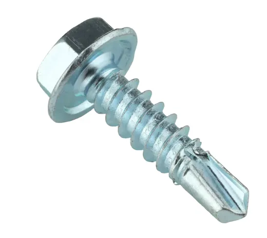 [HWSD1034MC] 10 x 1" Hex Washer Self Drill Screw (Qty 100)