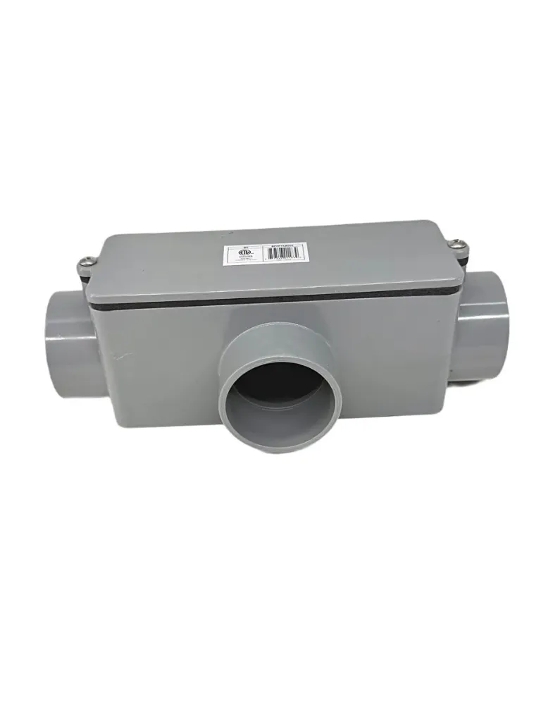 PVC T Conduit Body 1-1/2"