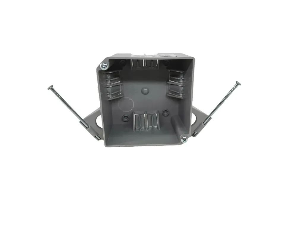4x4x2-1/2 32 Cu.In. PVC New Work Electrical Junction Box