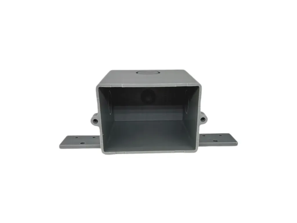 1-Gang 16 Cu.In PVC New Work Electrical Outlet/Switch Box with Bracket