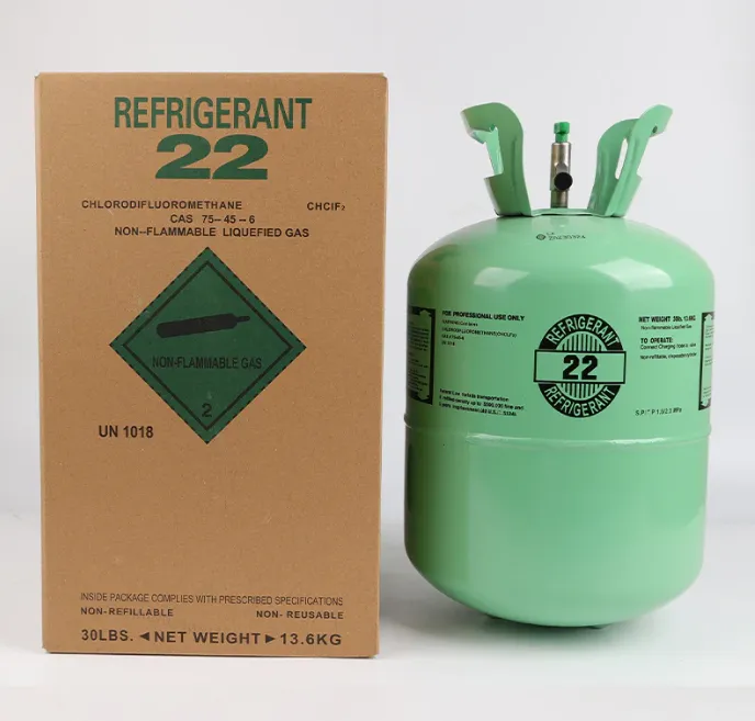 "REFRIGERANT  R22 CAS 75-45-6 NON-FLAMMABLE LIQUEFIED GAS"