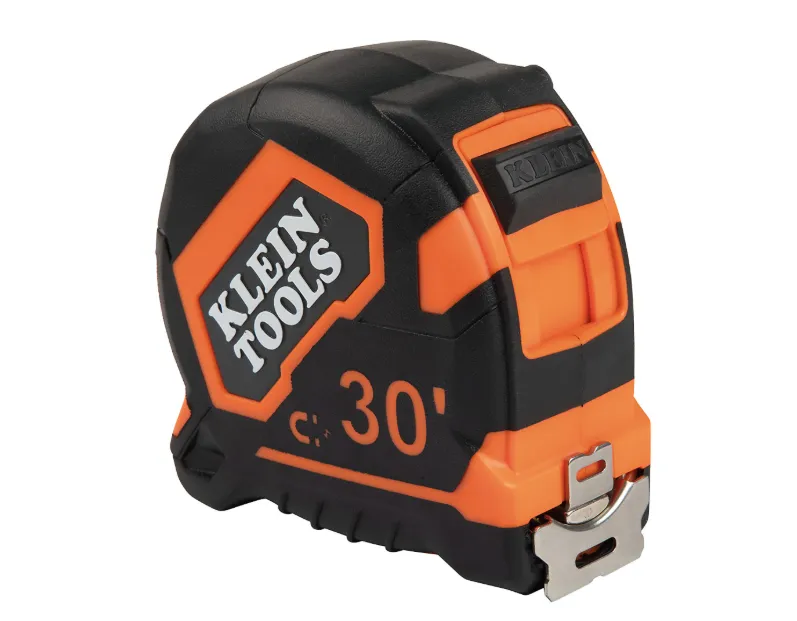 TAPE MEASURE, 30-FOOT MAGNETIC DOUBLE-HOOK..