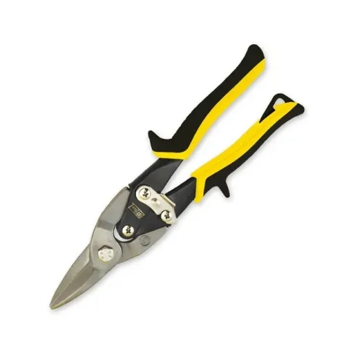 10" Straight Aviation Snips Yellow