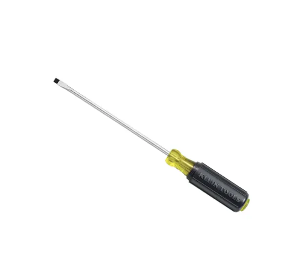 [KLEIN 602-8] 3/8-INCH KEYSTONE TIP SCREWDRIVER, CUSHION GRIP, 8-INCH
