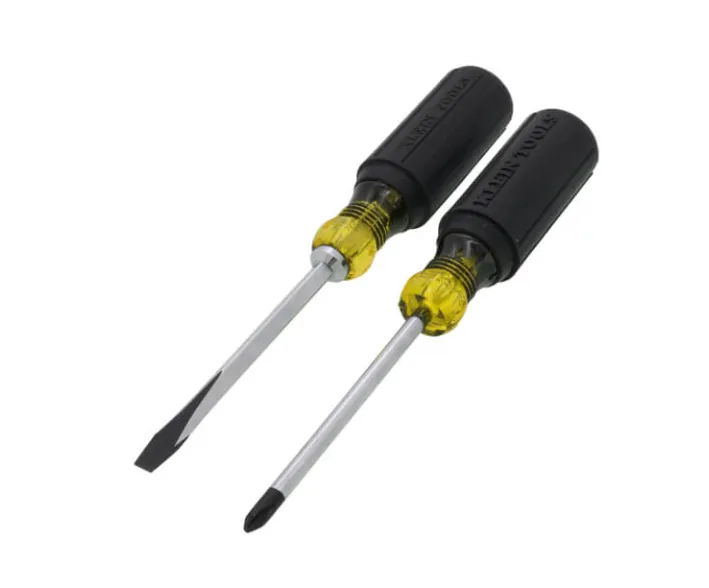 [KLEIN 85442] SCREWDRIVER SET, 1/4 KEYSTONE AND #2 PHILLIPS, CUSHION-GRIP, 2-PIECE