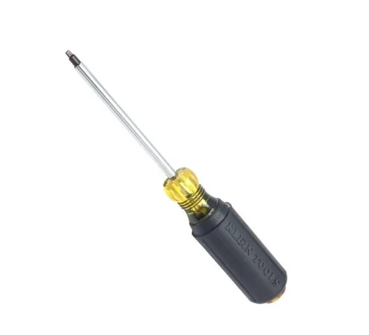 #2 SQUARE SCREWDRIVER WITH 4-INCH ROUND SHANK..