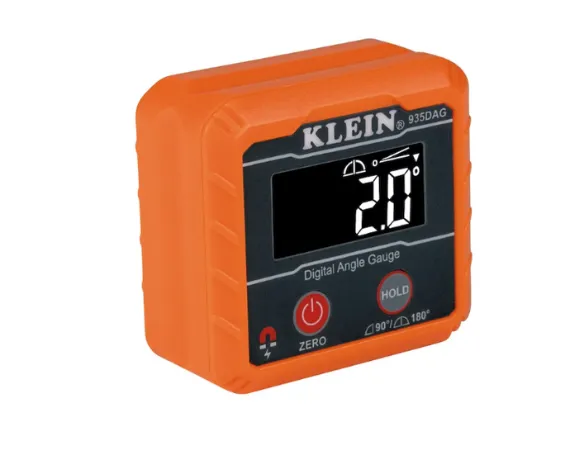 [KLEIN 935DAG] KLEIN TOOLS 935DAG DIGITAL ELECTRONIC LEVEL AND ANGLE GAUGE, MEASURES 0-90 AND 0-180 DEGREE RANGES, MEASURES AND SETS ANGLES