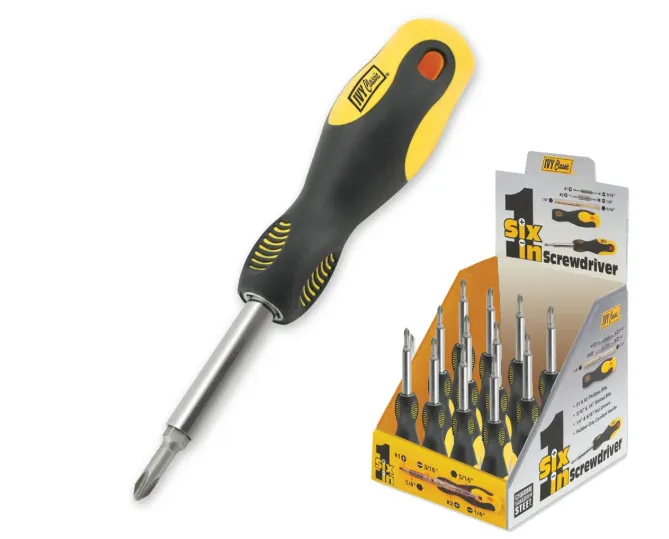 [IVY 17064] 6 in 1 Screwdriver Rubber Grip