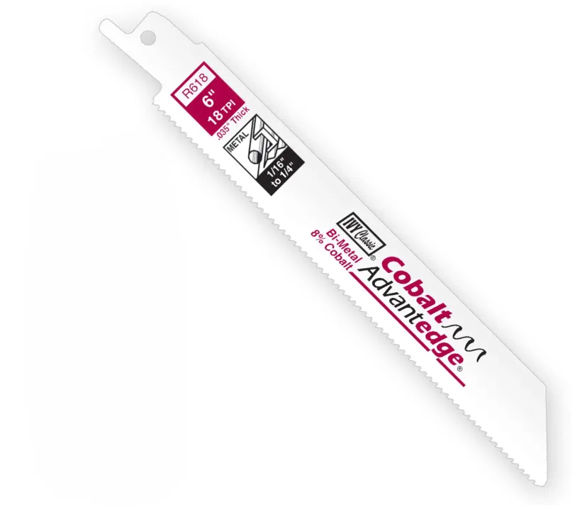 R618P 6" 18T Bi-Met Recip Saw Blade
