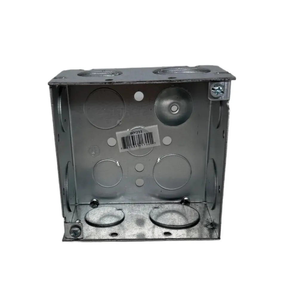 4'' SQ. BOX WITH 3/4-1 KO'S