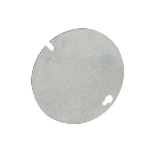 4" ROUND COVER BLANK 1/2"KO,FLAT