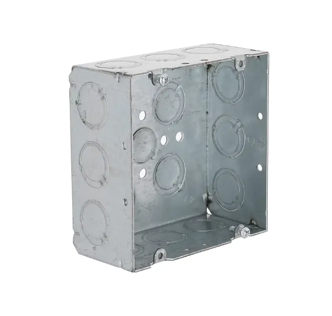 2-GANG BOX, 2-1/2" DEEP W/KO'S
