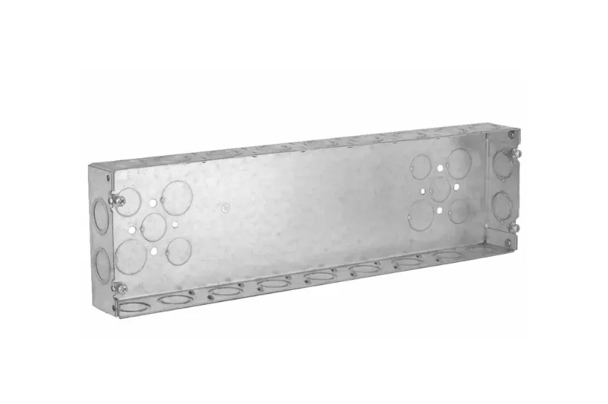 [NA 9957] 7-GANG BOX, 1-5/8" DEEP W/KO'S
