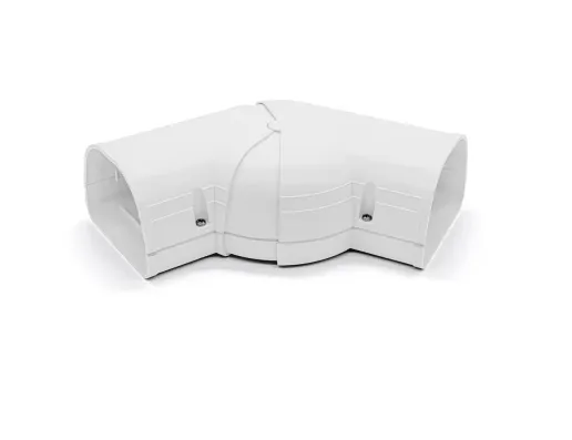 AC DUCT  413, 3" x 45-90° FLAT ELBOW Adjustable