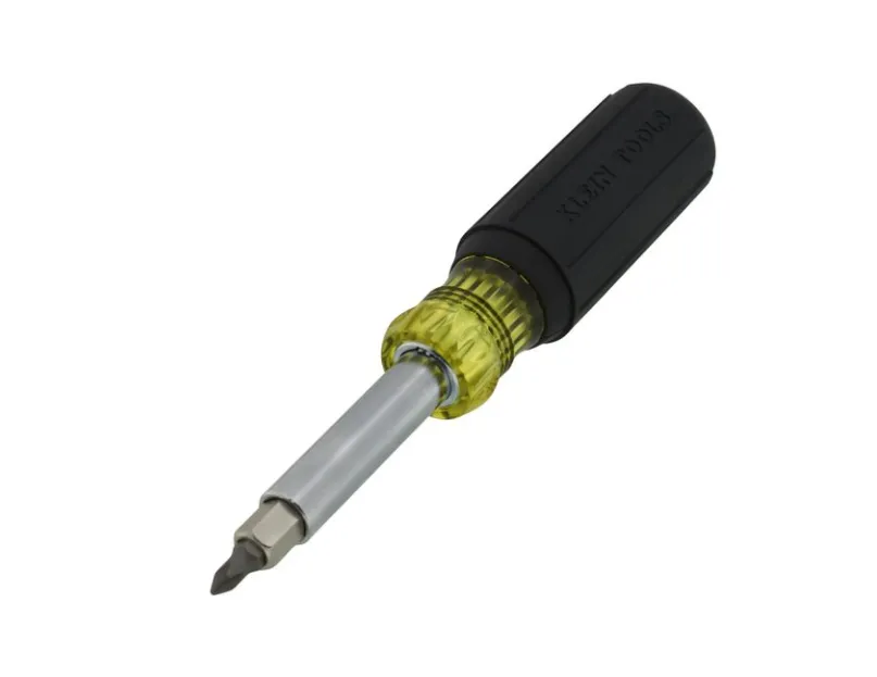 [KLEIN 32500] Multi-Bit Screwdriver / Nut Driver, 11-in-1, Ph, Sl, Sq, Combo Bits