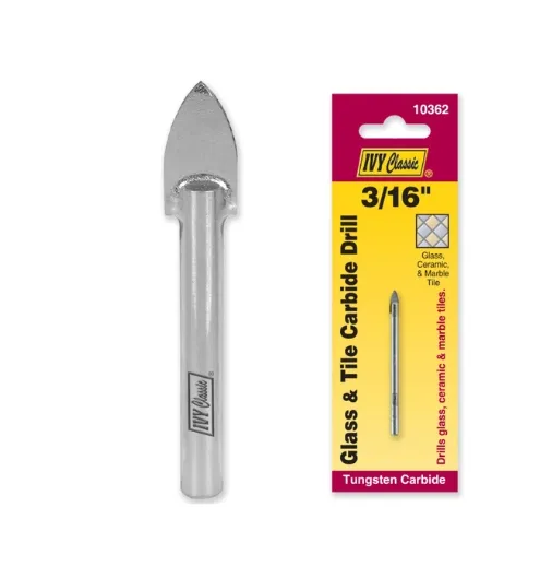 3/16" Glass & Tile Drill Bit Carded